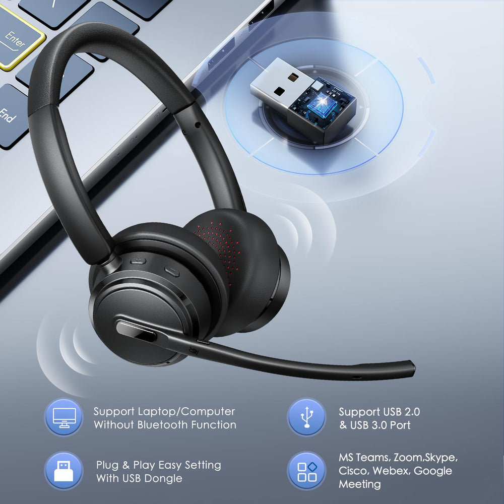 Mopchnic charging base storing USB dongle for easy transport and readiness