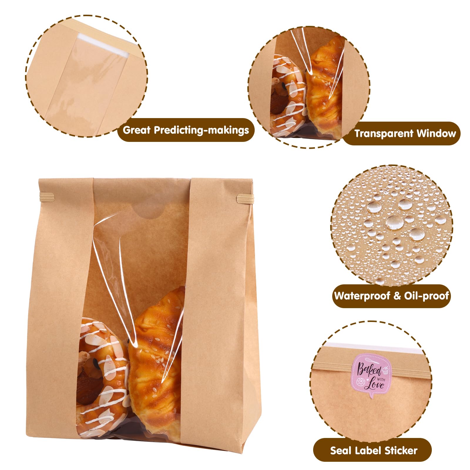 Moretoes bag next to a loaf to show scale and fit for large breads