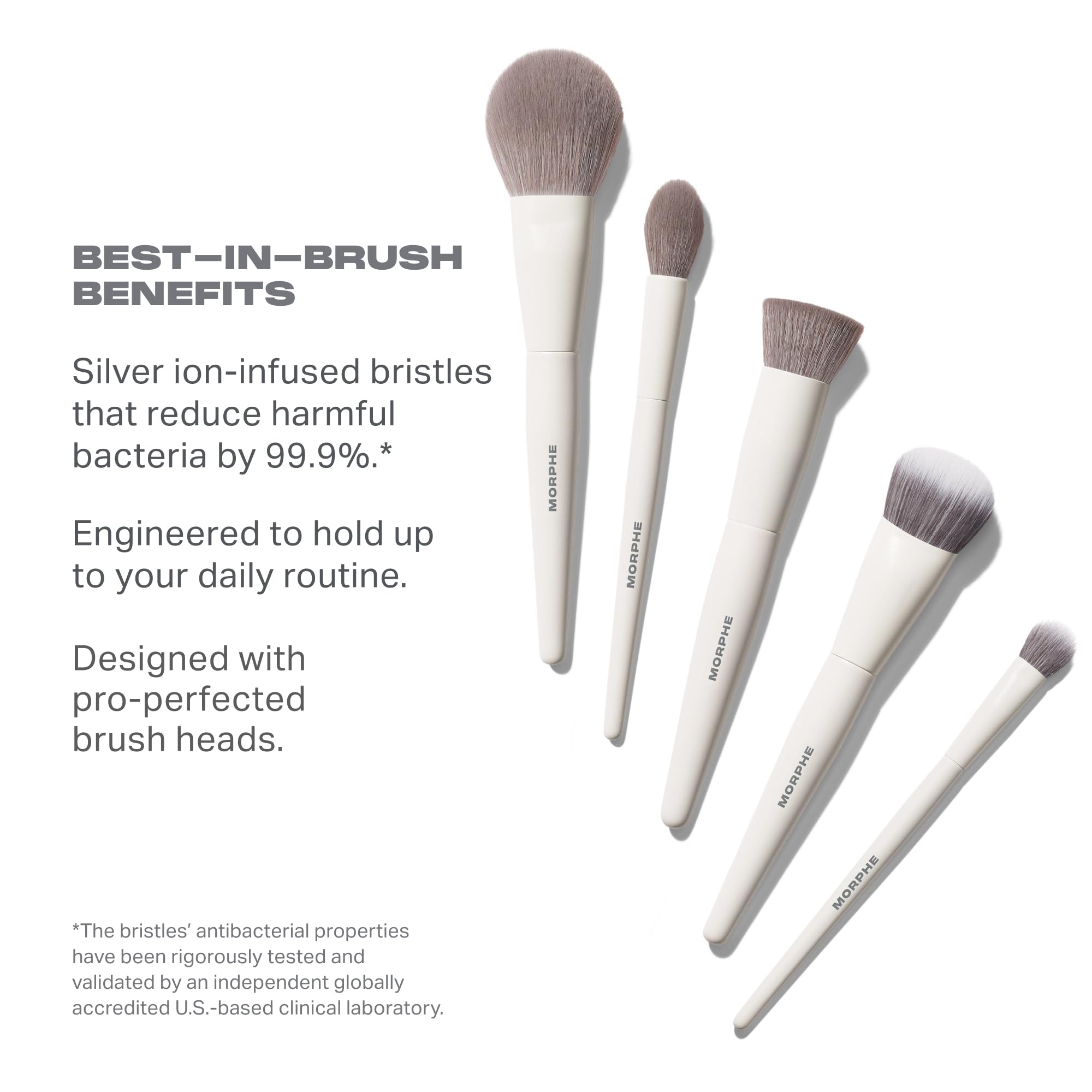 MORPHE tapered concealer brush detail for precise under-eye application