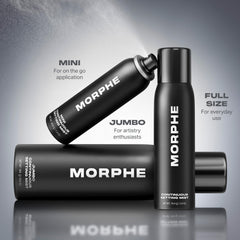 MORPHE bottle held in hand illustrating travel-friendly size and convenience benefit
