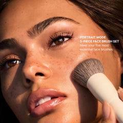 MORPHE foundation brush close-up showing dense head for smooth coverage