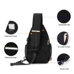 MOSISO back anti-theft pocket protecting wallet and valuables during travel