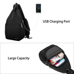 MOSISO main compartment with tablet inside demonstrating secure tablet fit