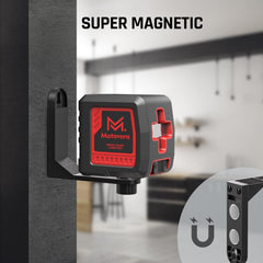 Motovera mounted on steel with magnetic bracket for fast attachment