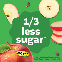 Mott's applesauce pouring to show smooth texture and recipe versatility