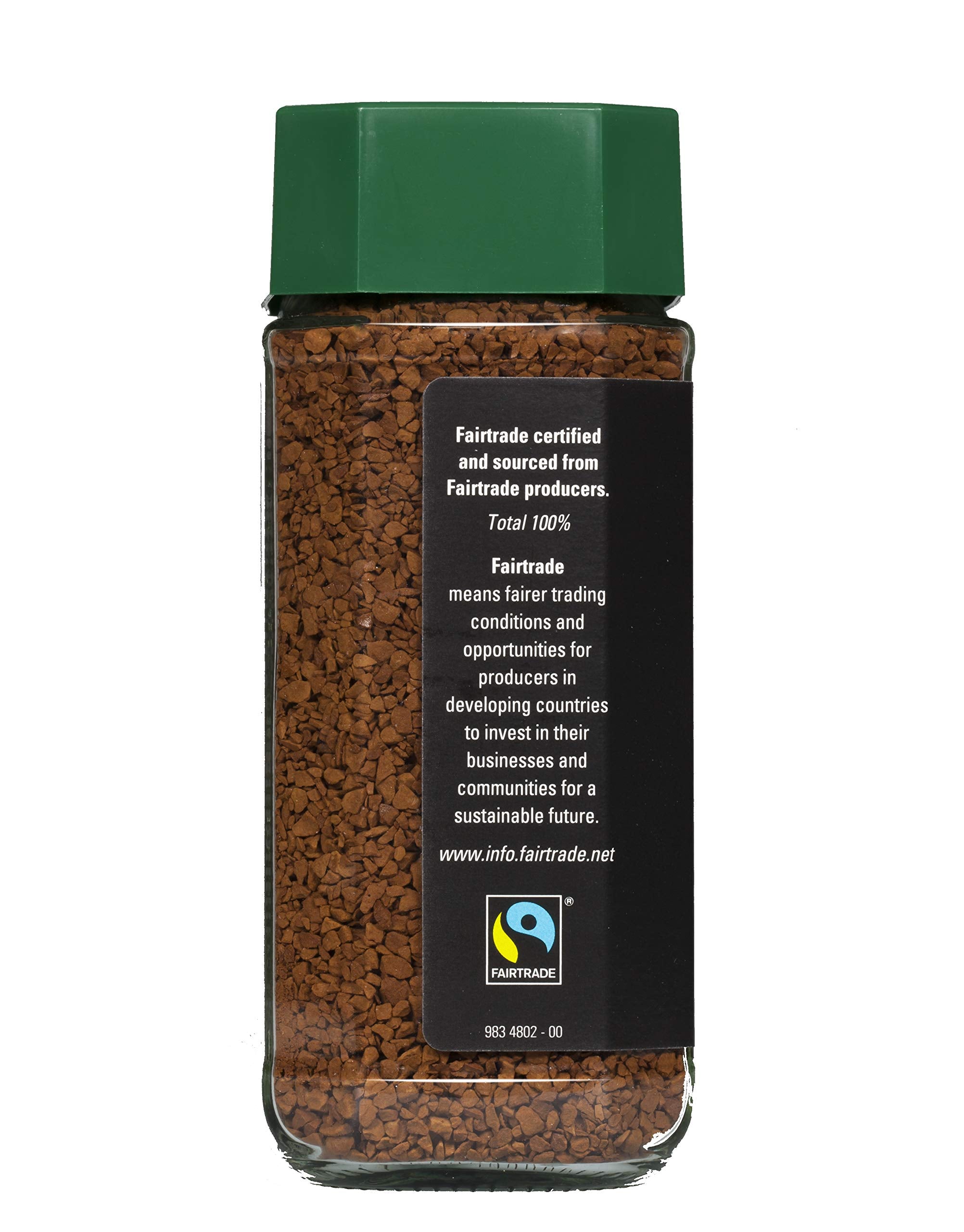 Iced Mount Hagen decaf coffee in glass showing cold drink versatility