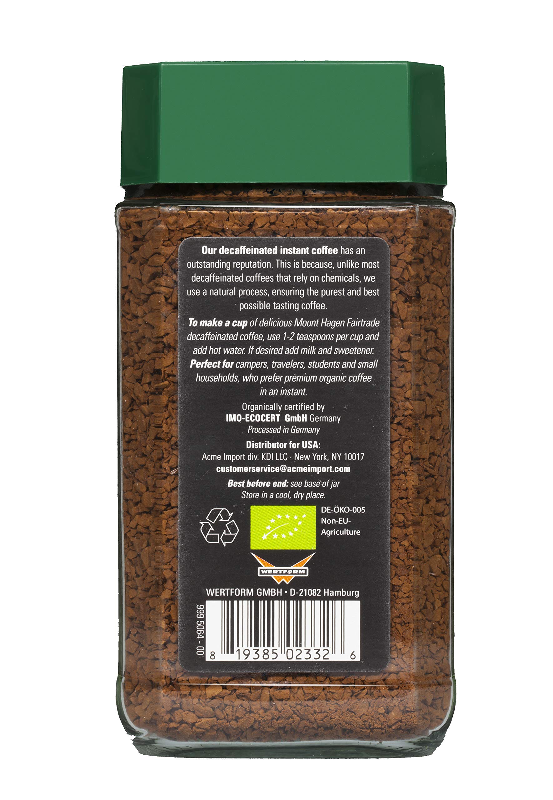 Two Mount Hagen decaf jars together demonstrating pack-of-two value