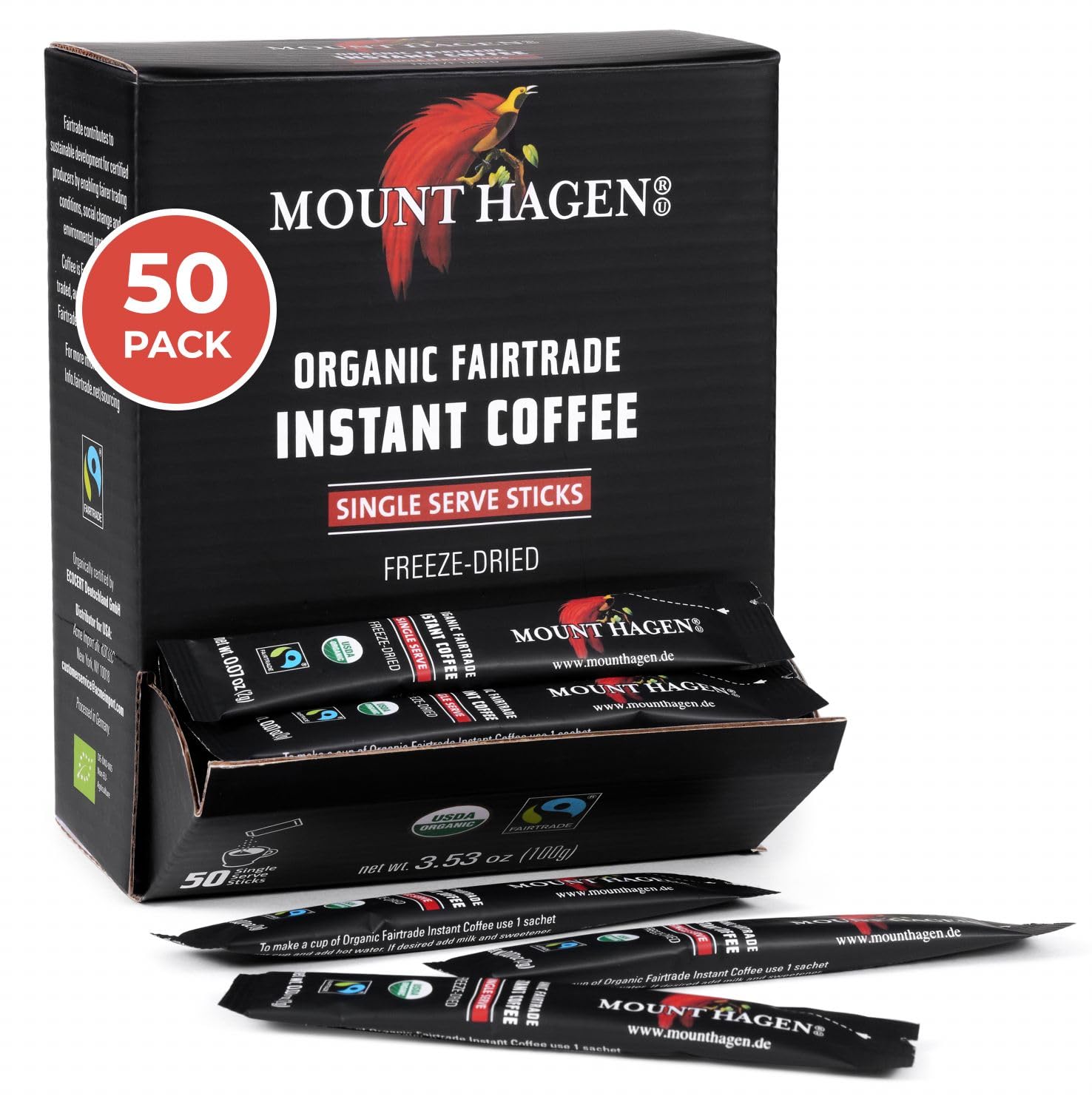Mount Hagen front dispenser box showing neat stick access and easy grab convenience