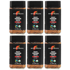 Mount Hagen jar front packaging showing organic label and convenience