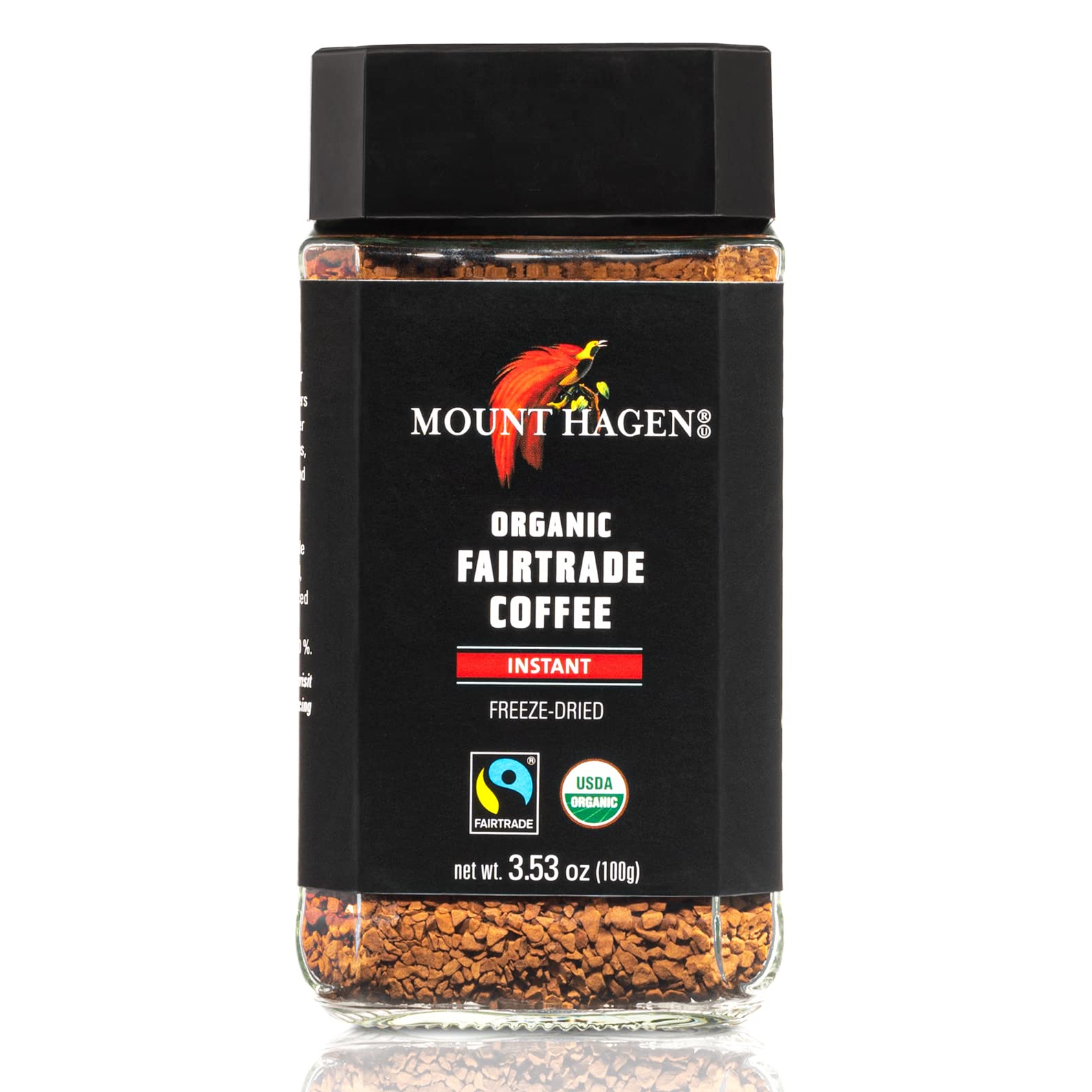 Mount Hagen instant granules close-up highlighting preserved aroma