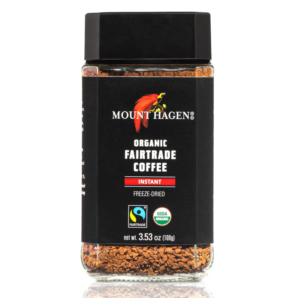 Mount Hagen instant granules close-up highlighting preserved aroma