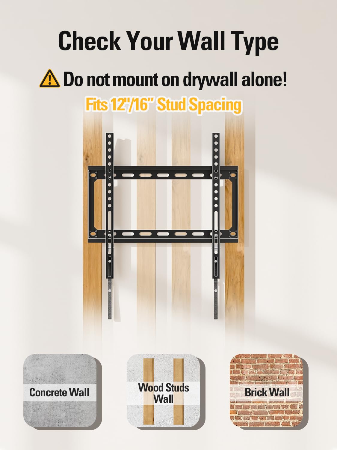 Mounting Dream attachment points and VESA holes showing compatibility and easy alignment