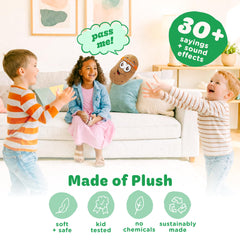 Move2Play removable electronics module showing easy-to-clean benefit
