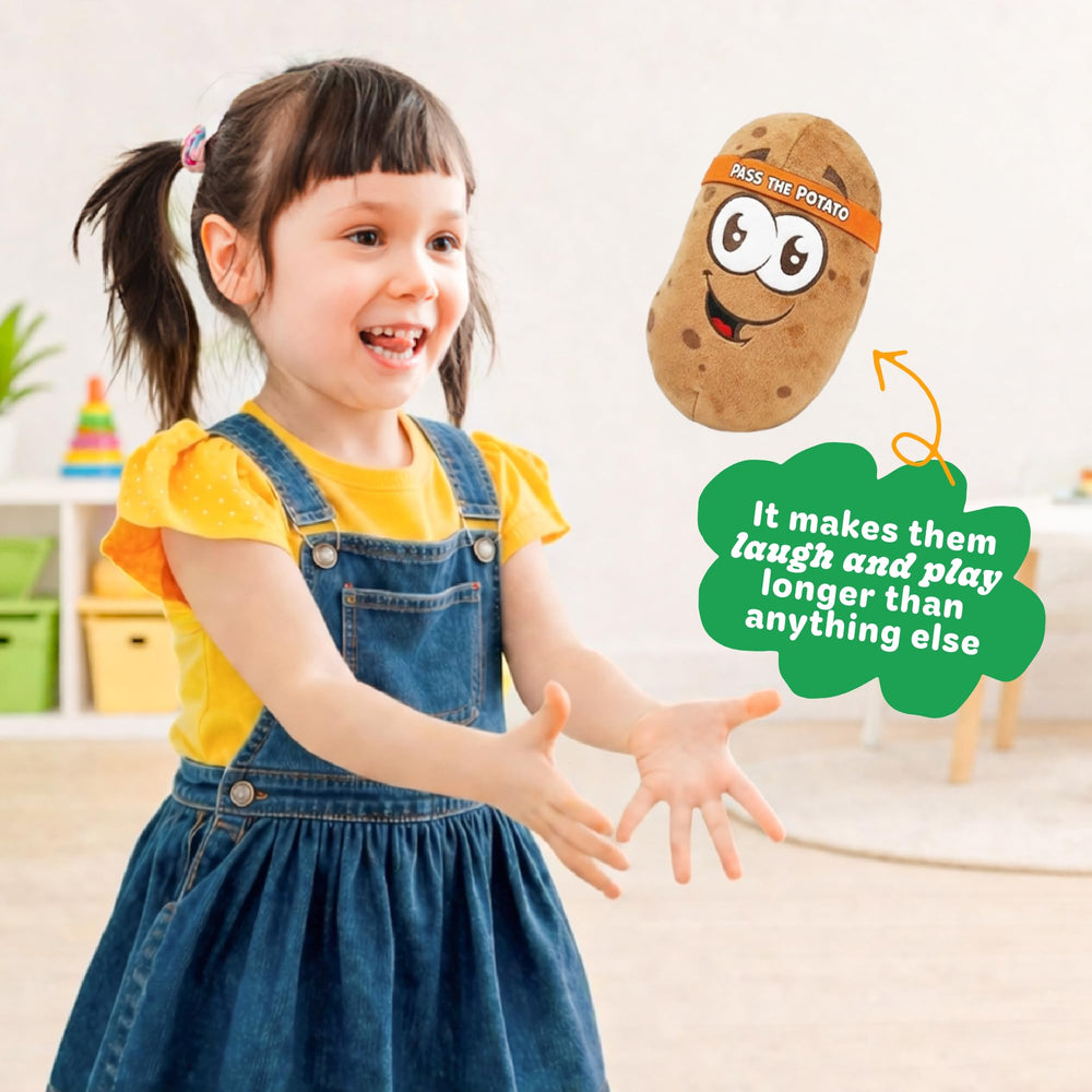 Move2Play potato tossed in backyard showing active outdoor entertainment