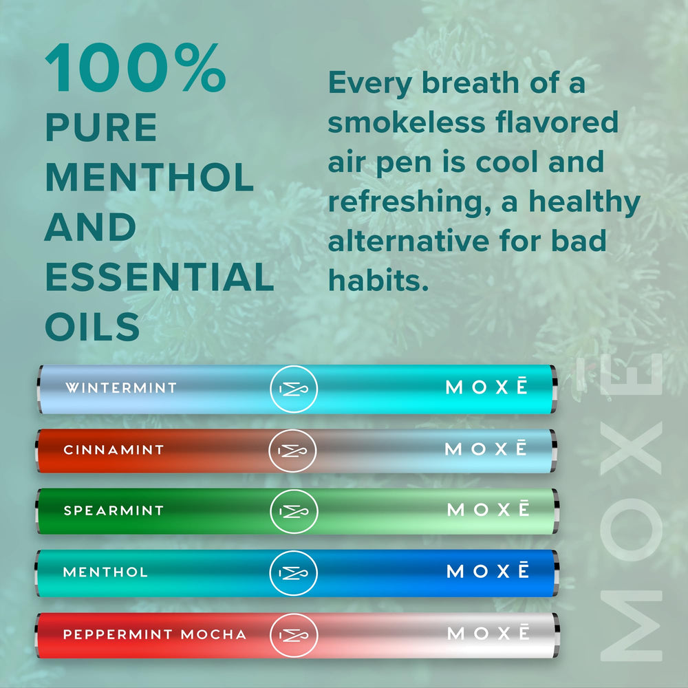MOXE inhaler close-up tip revealing inhalation opening for precise delivery benefit