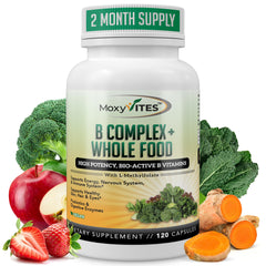 MoxyVites bottle front label showing product name and vegan benefit