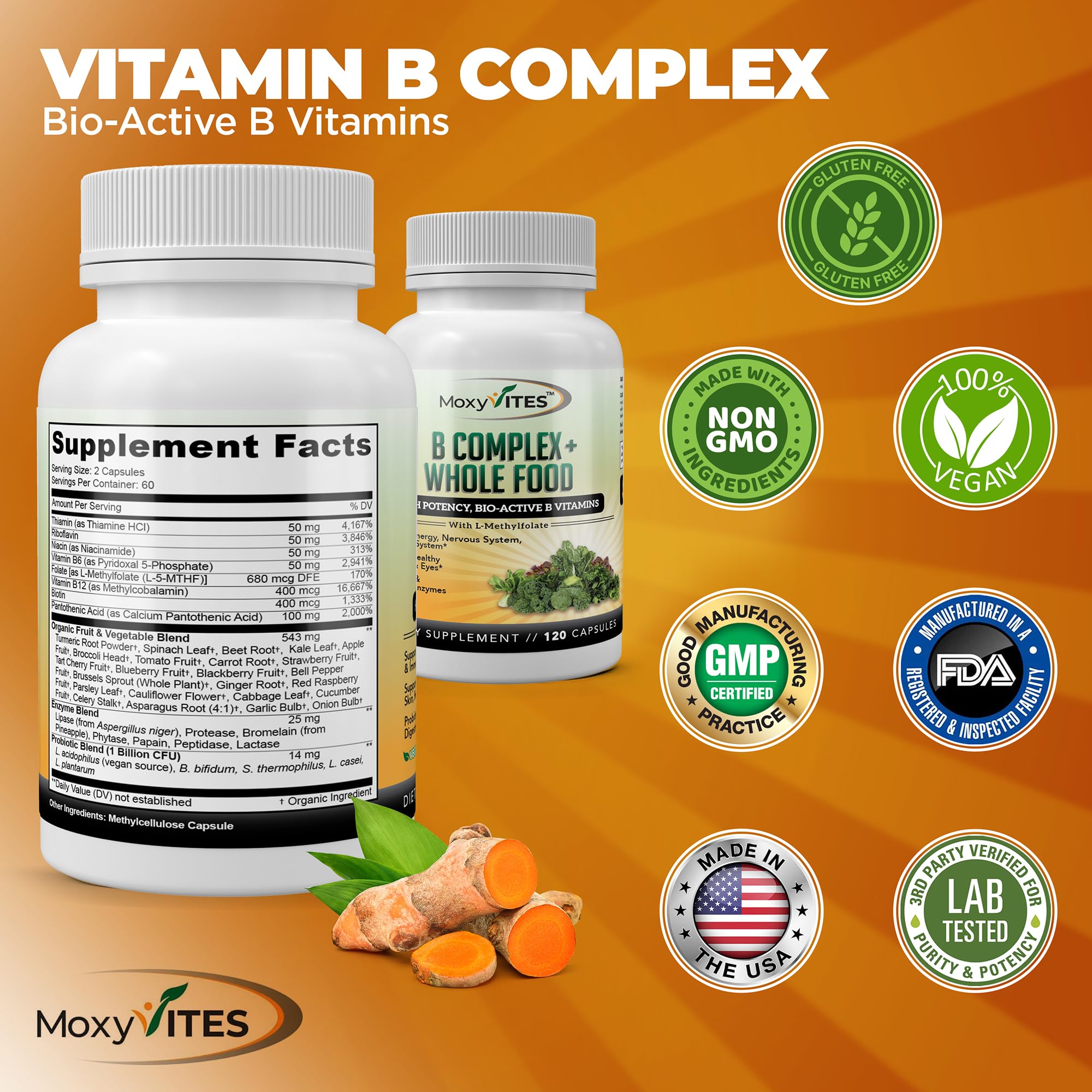 Person holding MoxyVites capsules illustrating daily energy support benefit