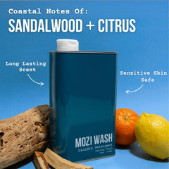 Mozi Wash close-up pour displaying concentrated texture and cleaning power