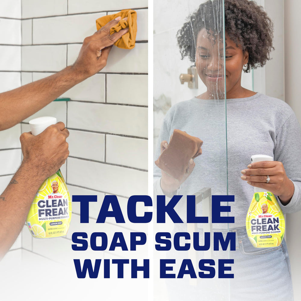Mr. Clean lemon zest visual illustrating fresh scent and pleasant post-clean aroma