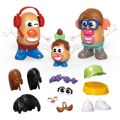 Mr. Potato Head front packaging showing set contents and family theme
