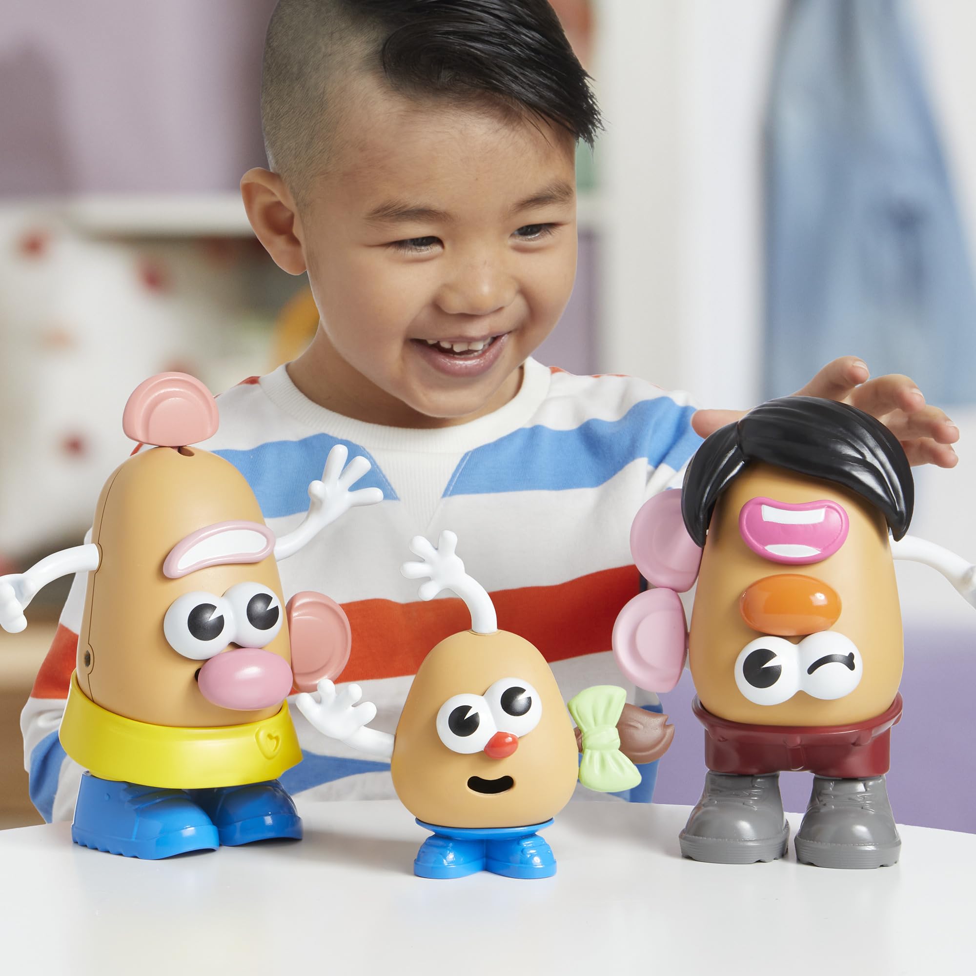 Mr. Potato Head accessory peg detail highlighting sturdy toddler-safe texture