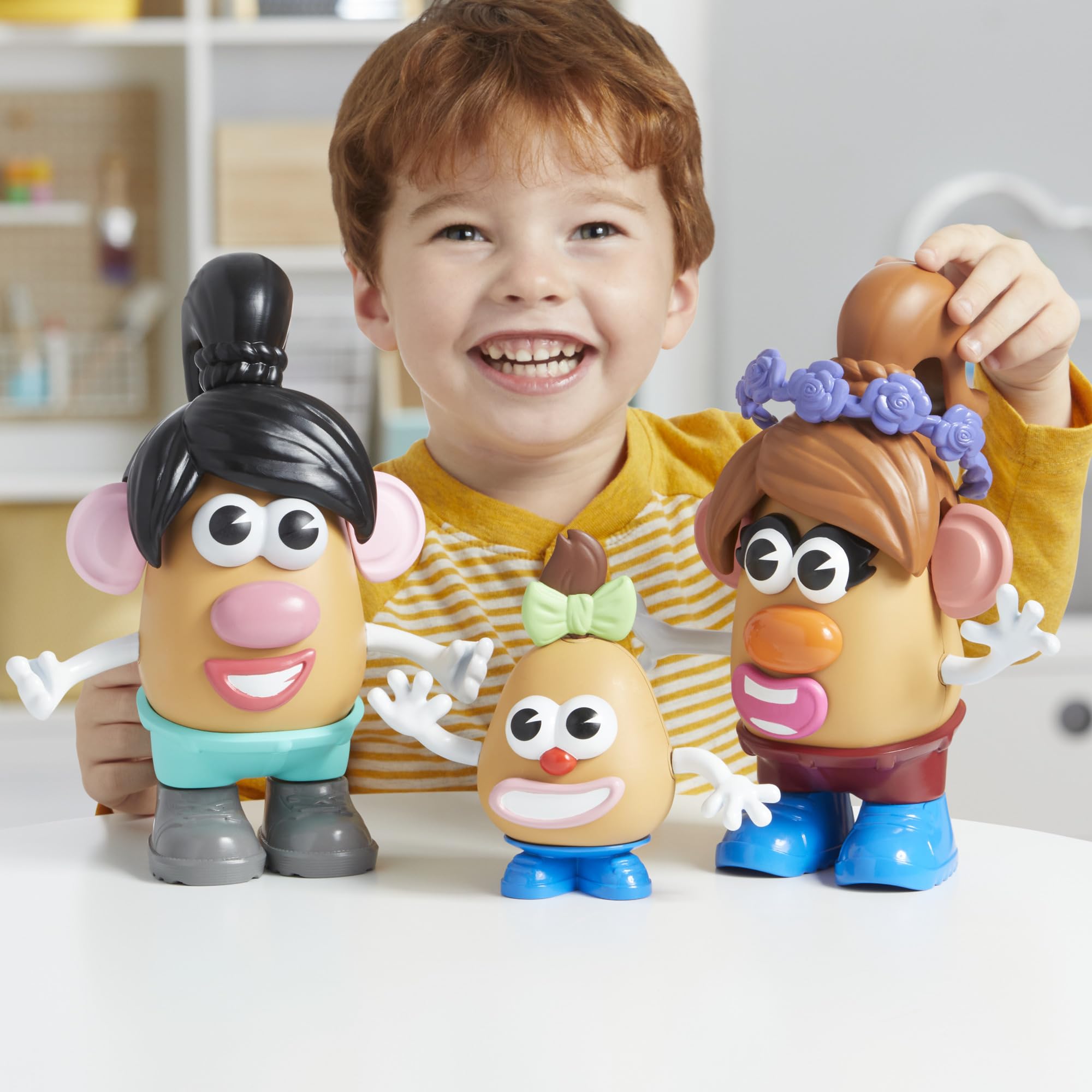 Mr. Potato Head tater tush storage compartment open for easy cleanup