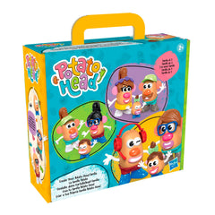 Mr. Potato Head three assembled characters demonstrating mix-and-match fun