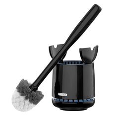 MR.SIGA front view of brush and holder, neat discreet storage benefit