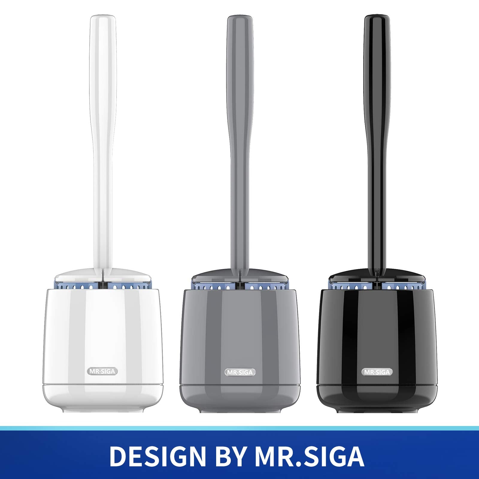 MR.SIGA long solid handle closeup, comfortable firm grip benefit