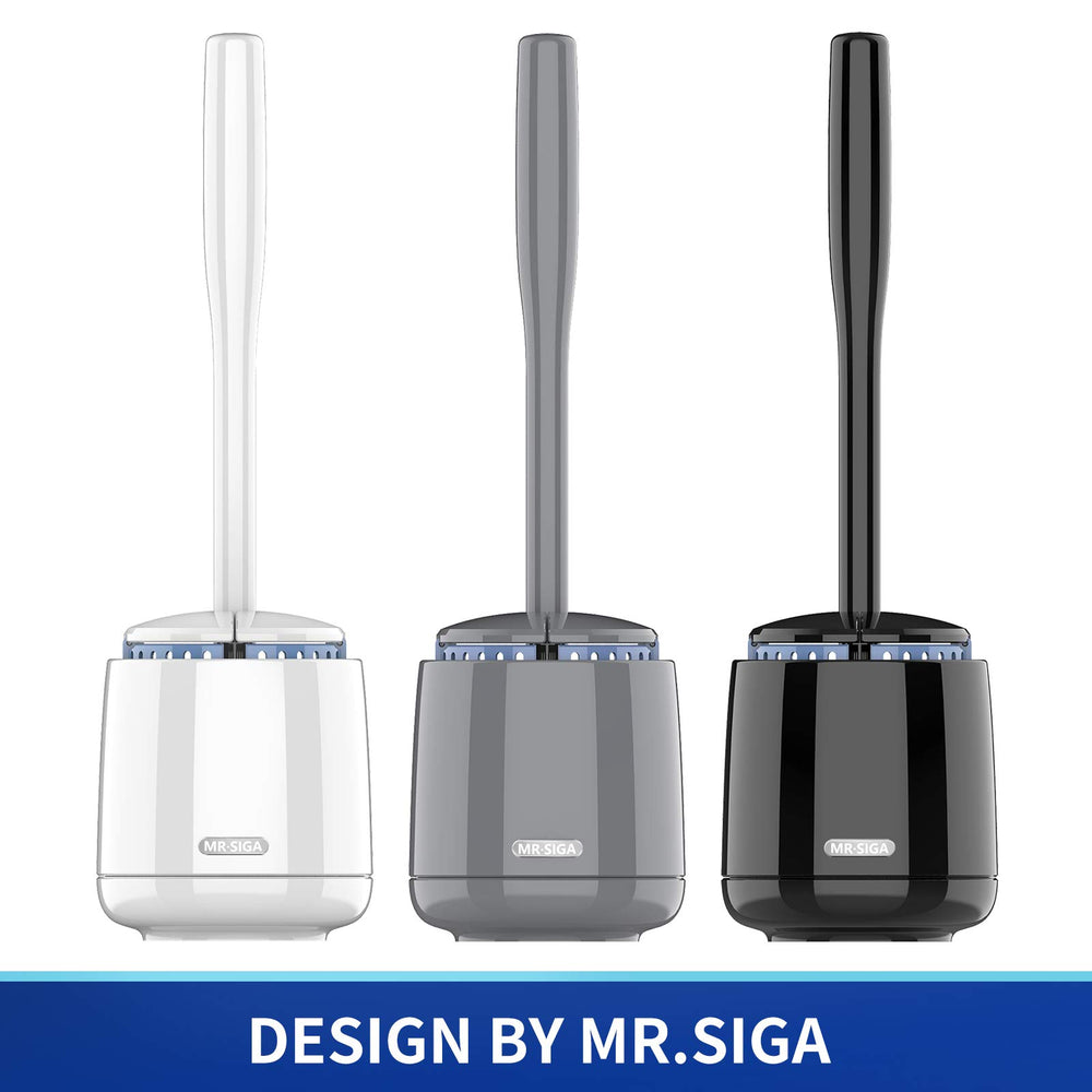 MR.SIGA long solid handle closeup, comfortable firm grip benefit