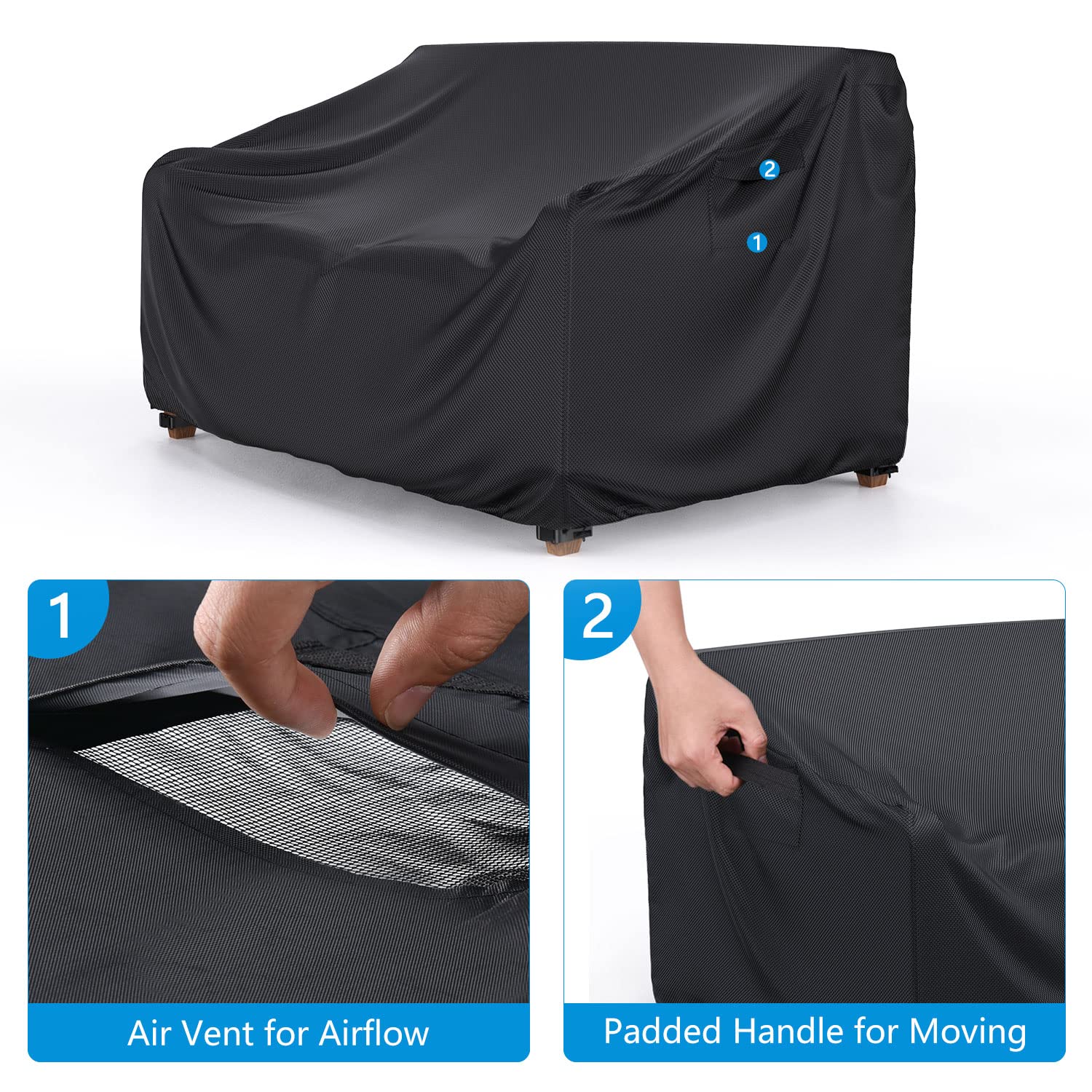 Mrrihand air vent detail promoting airflow and reducing moisture