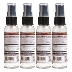 Mrs. Meyer's lavender spray close-up nozzle dispensing a fine mist for quick coverage