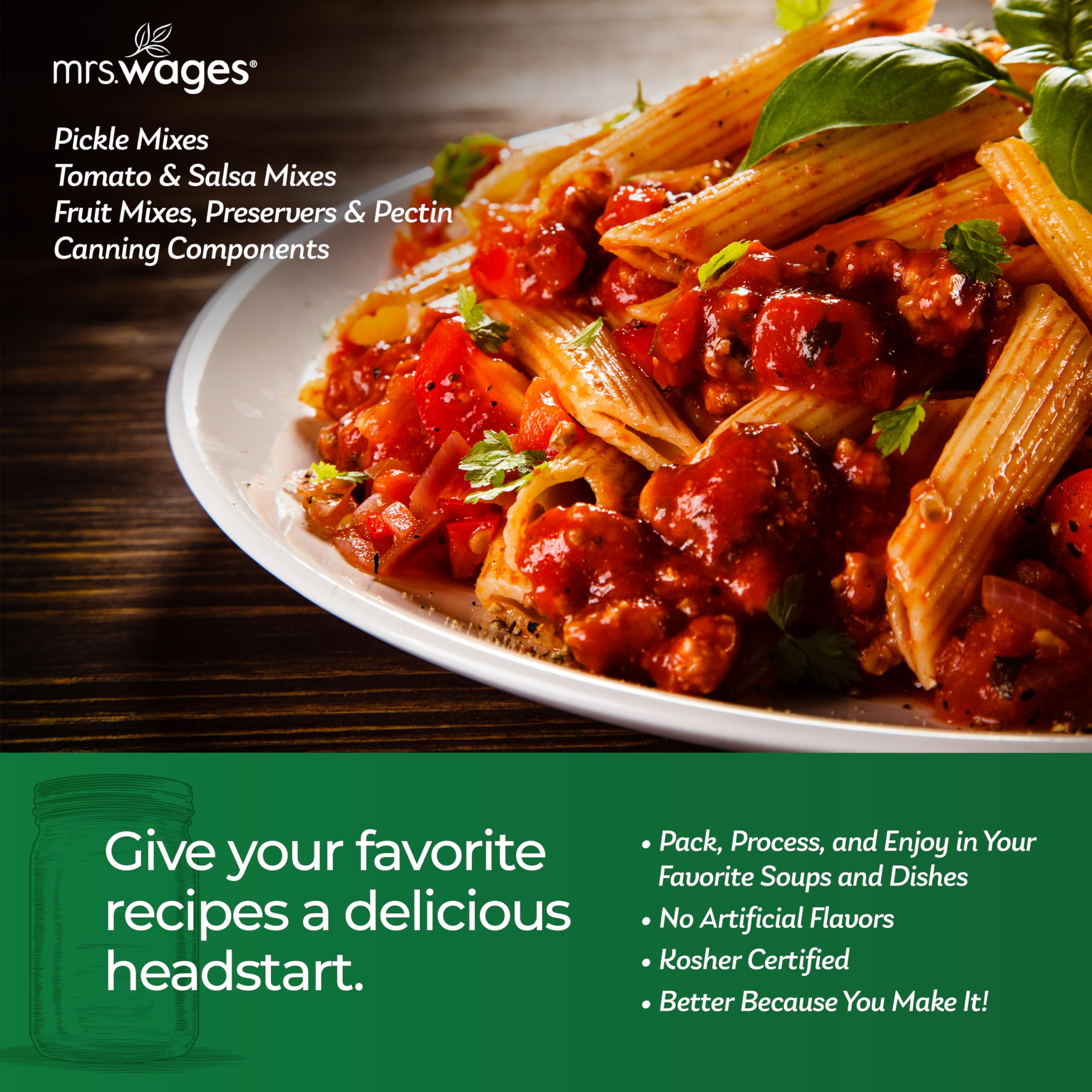 Mrs. Wages close-up of spice texture showing balanced seasoning and no artificials