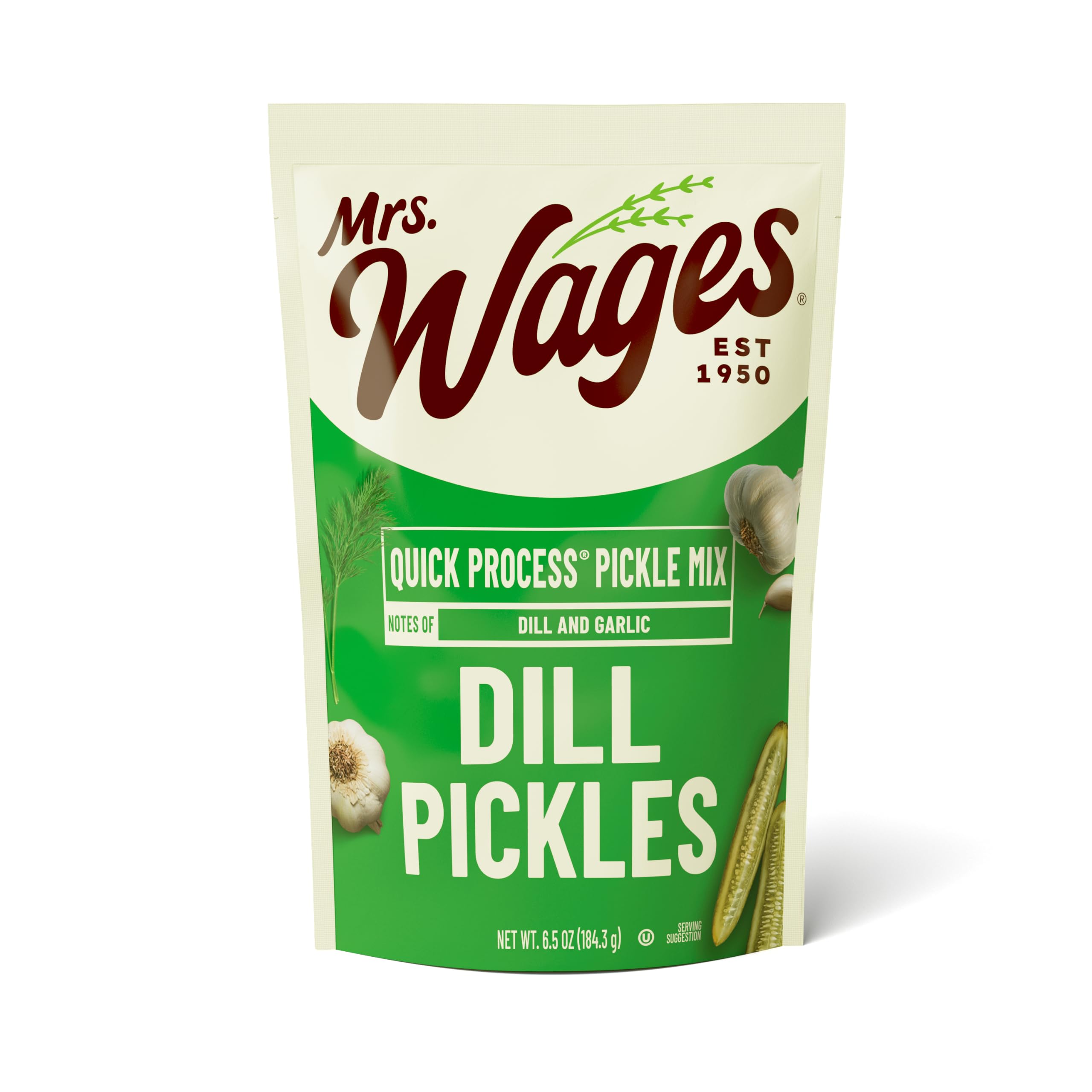 Mrs. Wages front packaging showing product and makes 7 quarts benefit