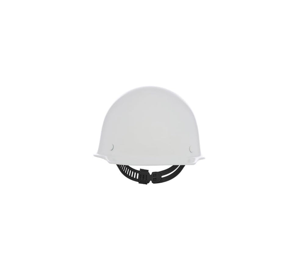 MSA Skullgard front view showing white cap and stable protection