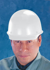 MSA Skullgard Staz-On suspension detail demonstrating secure fit