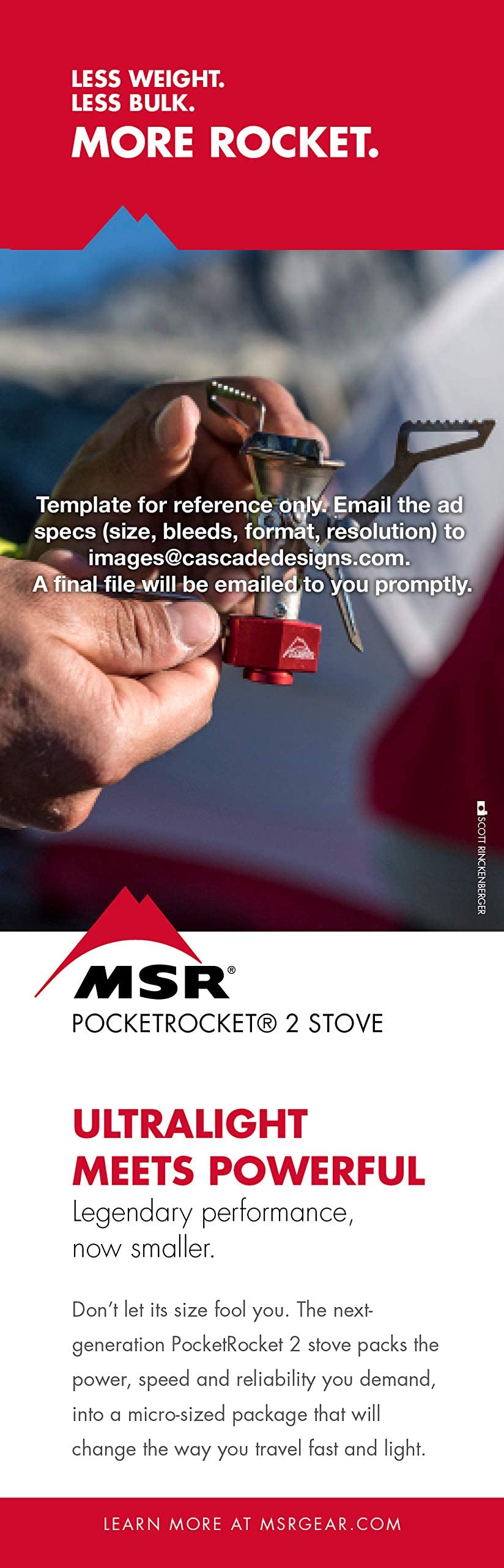 MSR PocketRocket stove set up on campsite demonstrating cooking in outdoors