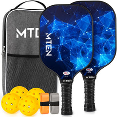 MTEN paddle front view showing fiberglass face with excellent control