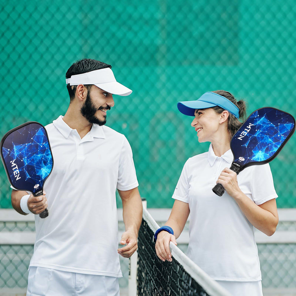 MTEN paddle size comparison in hand illustrating balanced weight