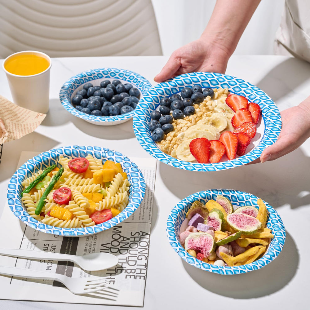MUCHII bowls on picnic table showing convenient serveware for gatherings