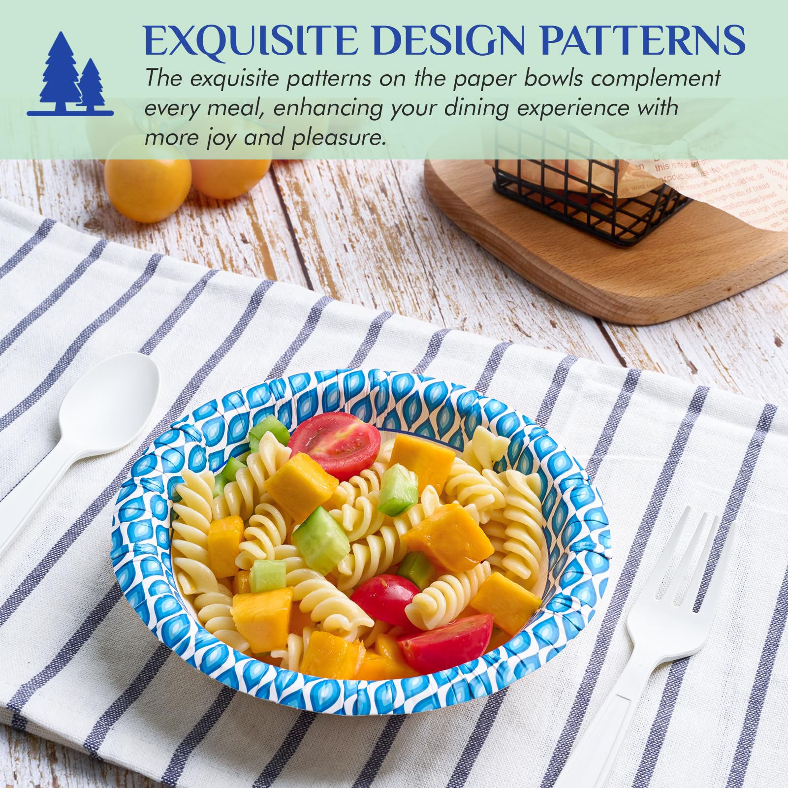 MUCHII stacked bowls top view demonstrating compact storage and convenience