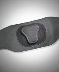MUELLER brace beside measuring tape highlighting size range and fit guidance