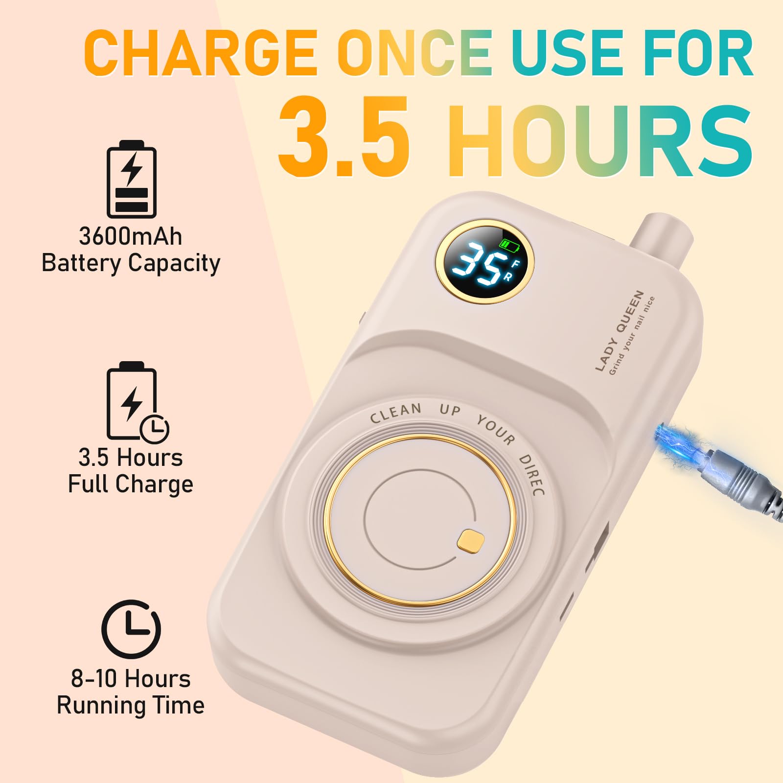 mUGLE LCD display and control buttons visible for speed and battery monitoring benefit