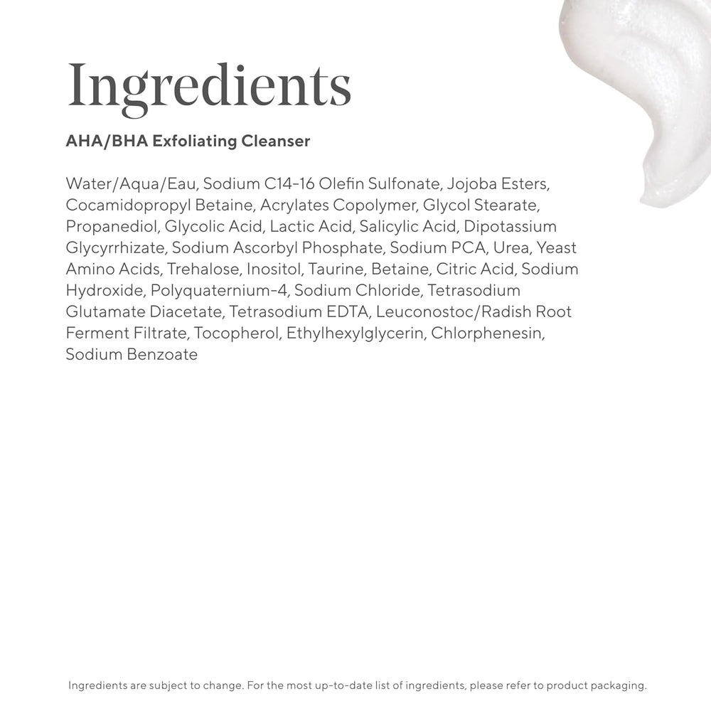 Murad cleanser placed on bathroom counter as part of a morning skincare routine