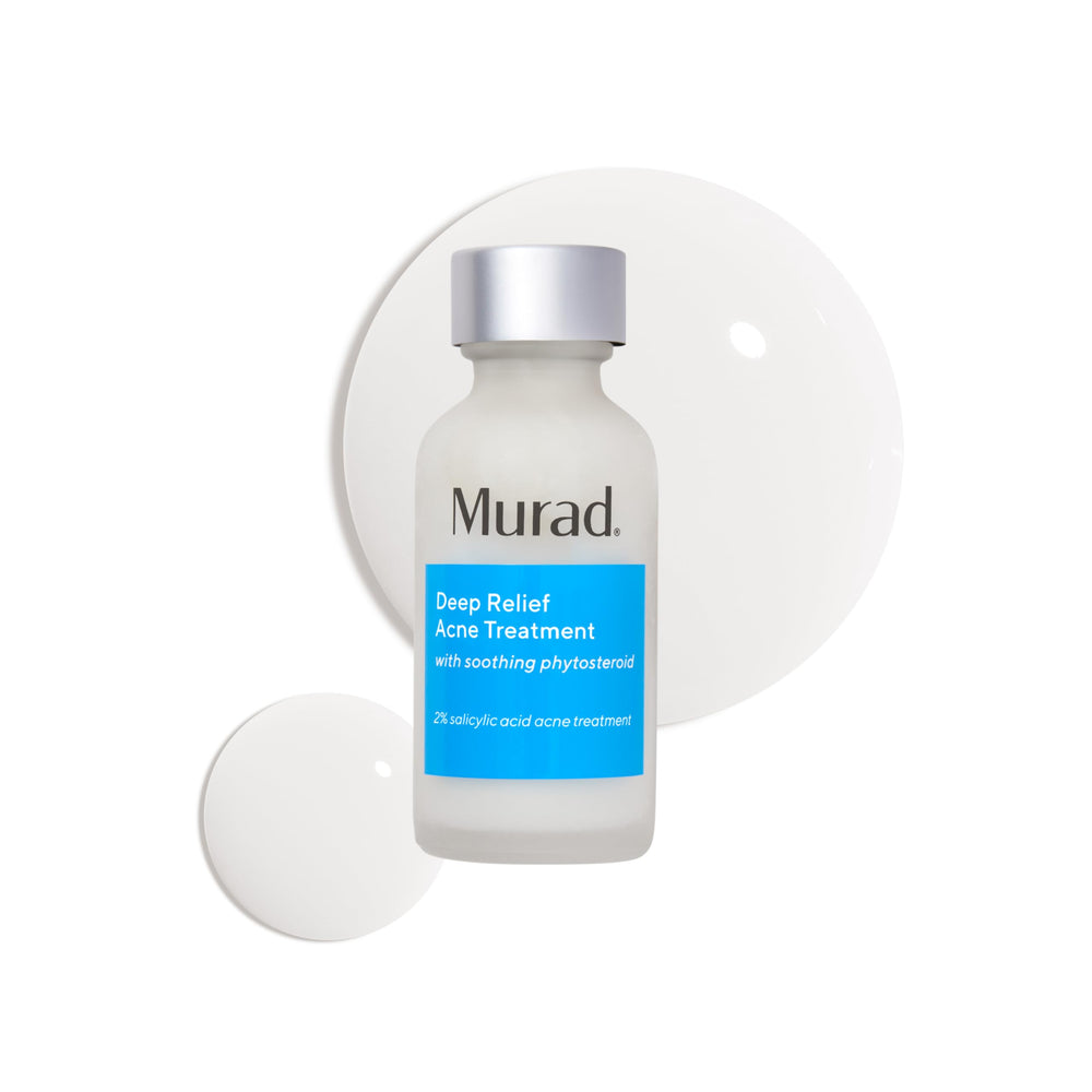Murad Deep Relief front packaging showing 2% salicylic acid and brand benefit