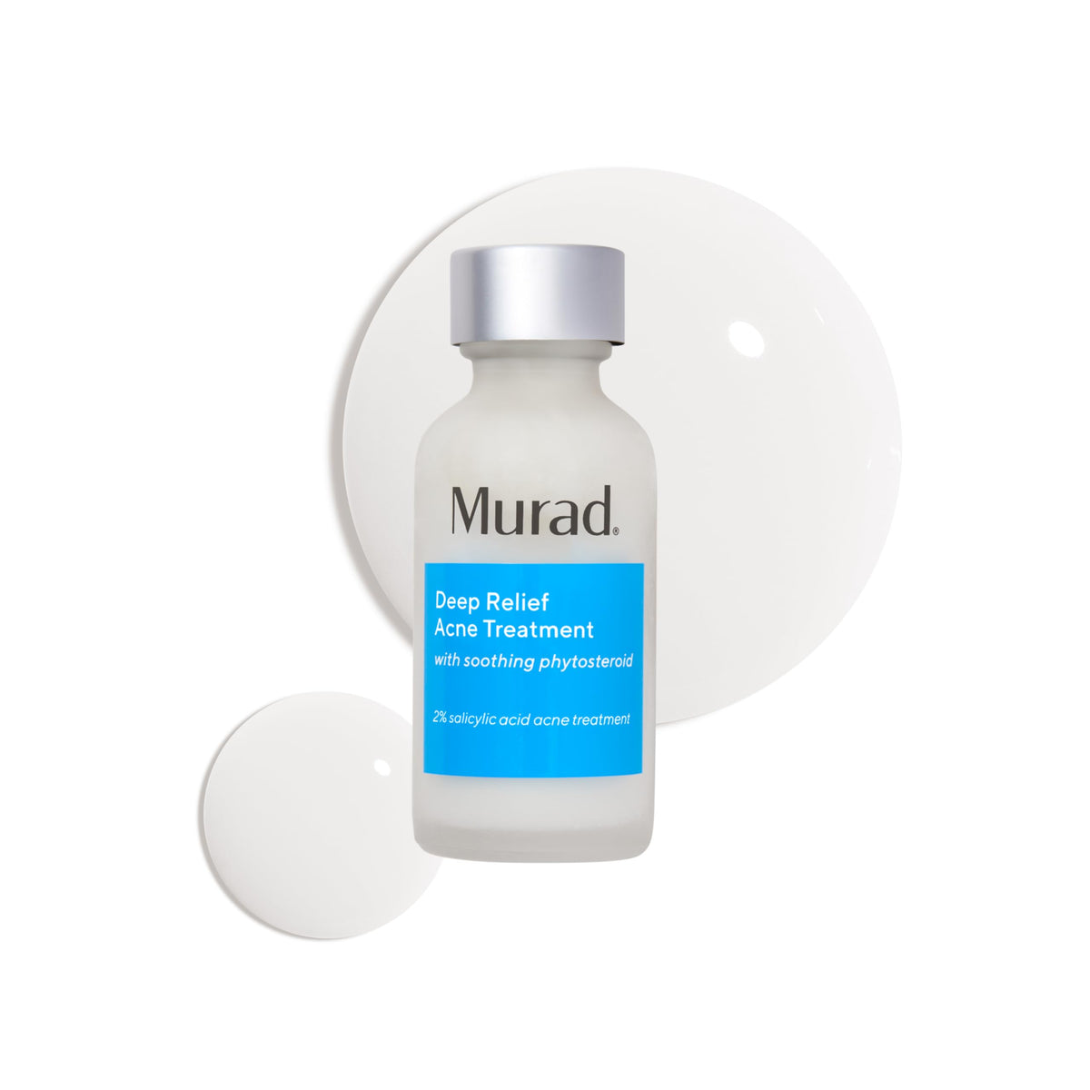 Murad Deep Relief front packaging showing 2% salicylic acid and brand benefit