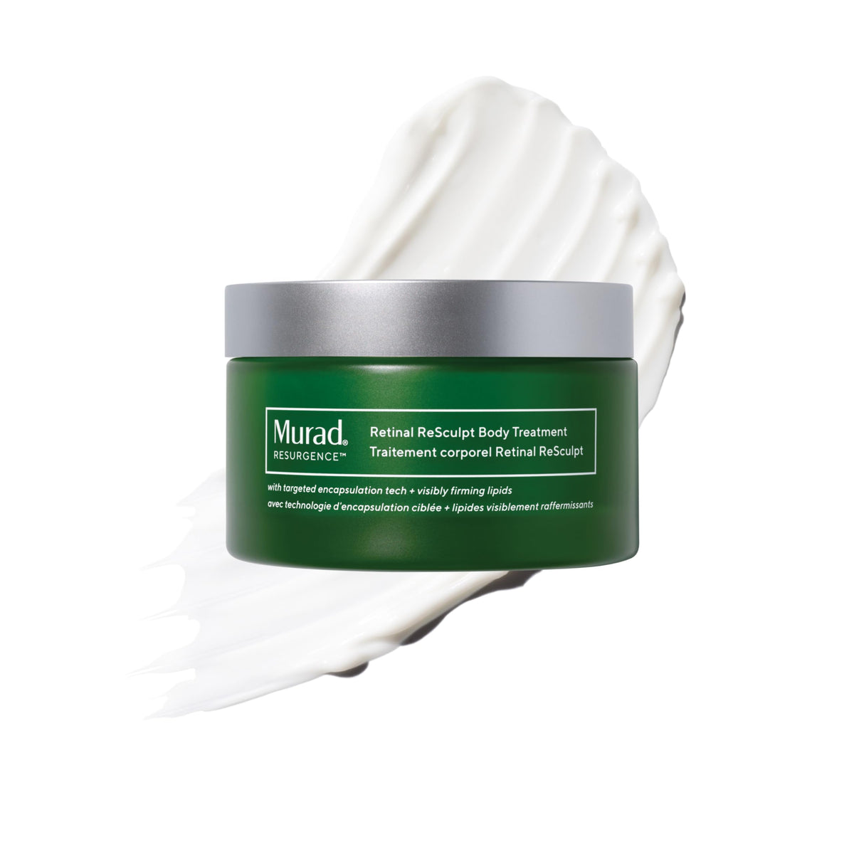 Murad bottle front packaging showing product name and sleek design benefits