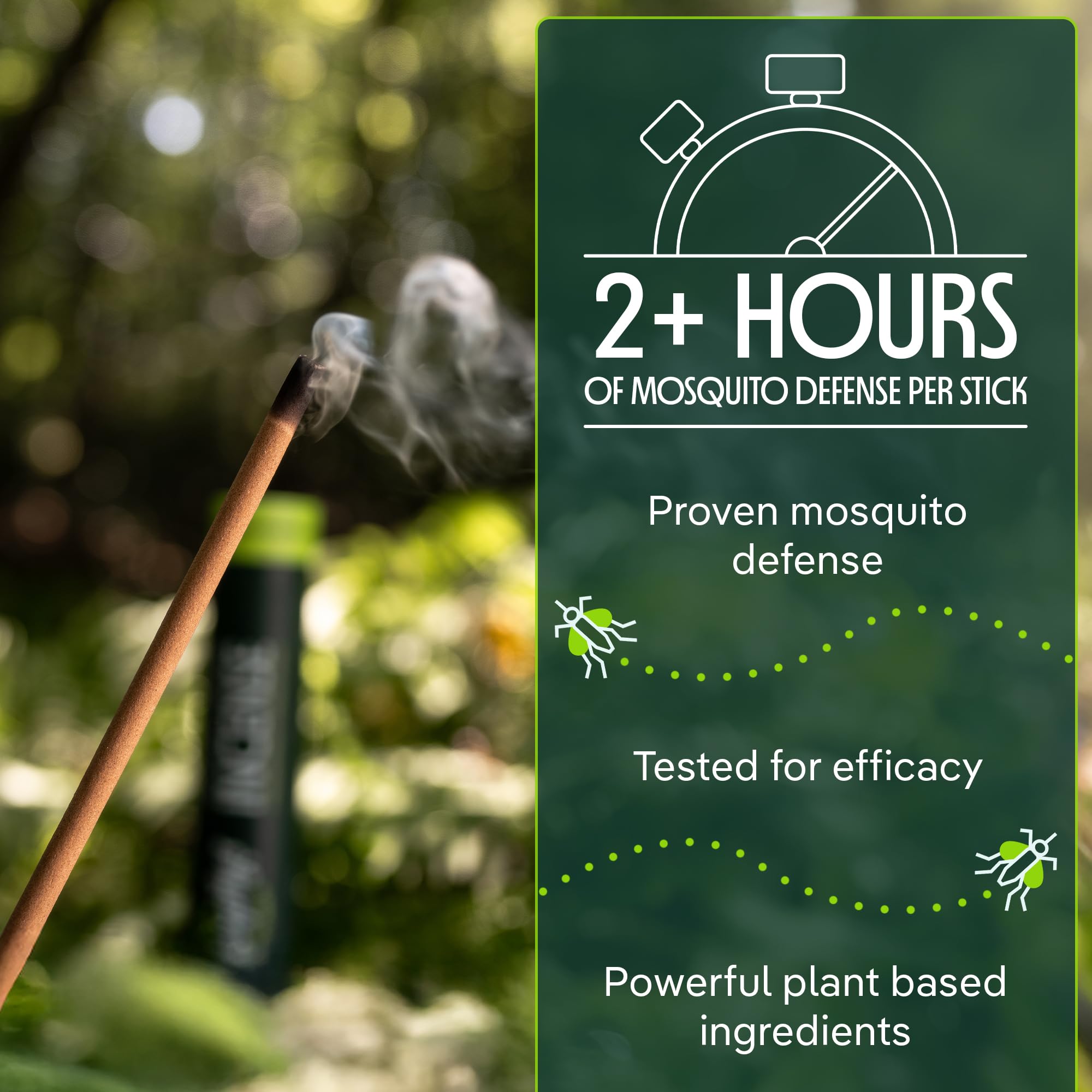 Murphy's Naturals bamboo core detail illustrating smooth even burn