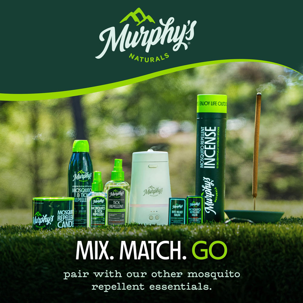 Murphy's Naturals in a family park scene with kids and parents, portraying everyday outdoor protection