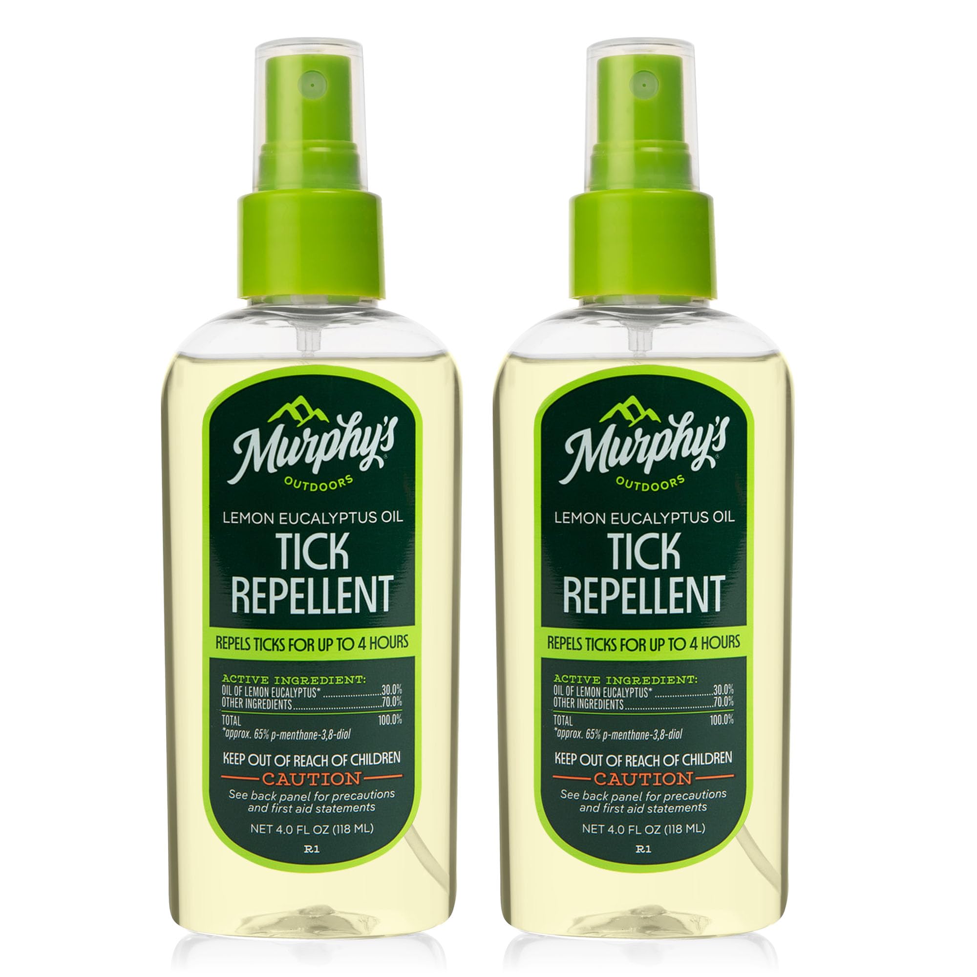 Murphy's Naturals front packaging showing the two 4 fl oz bottles and brand logo for easy identification and convenience